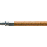 Handle with Metal Tip, Wood, ACME Threaded Tip, 1-1/8" Diameter, 60" Length JM820 | Waymarc Industries Inc
