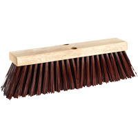 Street Push Broom, 14", X-Coarse, Polypropylene Bristles Waymarc Industries Inc