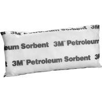 Petit tampon absorbant pour produits p&eacute;troliers, Huile seulement, 15" lo x 7" la, 12,7 gal absorption/pqt Waymarc Industries Inc