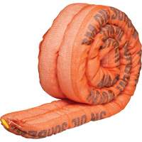Barri&egrave;re de pollution absorbante double pour produits p&eacute;troliers, Huile seulement, 10' lo x 4" la, Absorption 36,8 gal Waymarc Industries Inc