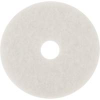 Floor Pad, 10", Buffing/Cleaning/Polish, White Waymarc Industries Inc