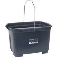 Dual Compartment Bucket, 4.75 US Gal. (19 qt.) Capacity, Grey Waymarc Industries Inc