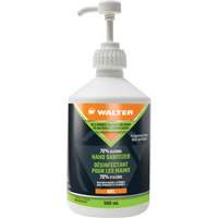 Gel désinfectant pour les mains, 500 ml, Bouteille à pompe, 70 % alcool JO115 | Waymarc Industries Inc