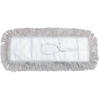 Dust Mop, Tie-On Style, Cotton, 18" L x 5" W Waymarc Industries Inc