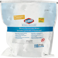 Healthcare<sup>®</sup> Disinfecting Bleach Wipes Refill, 110 Count JO249 | Waymarc Industries Inc