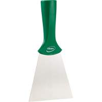 Grattoir en acier inoxydable avec poign&eacute;e montable sur manche, Vert, 4" la x 8" lo Waymarc Industries Inc