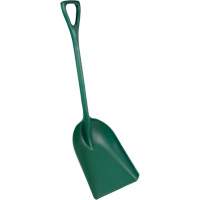 Pelle monobloc perceptible par d&eacute;tecteur de m&eacute;tal, Lame 13-3/4" x 17", Longueur de 42-1/2", Plastique, Vert Waymarc Industries Inc