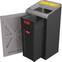 Conteneur pour d&eacute;chets de bidon Configure, Vrac/Bord de rue/De bureau, Acier, 15 gal. US Waymarc Industries Inc