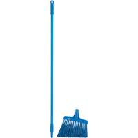 T&ecirc;te &agrave; balai en angle avec manche en m&eacute;tal, Crins Extra-ferme, 12", Polyester, Bleu Waymarc Industries Inc
