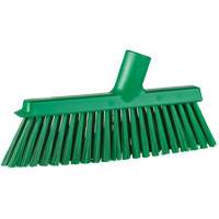 Balai biseaut&eacute; avec pas de vis inclin&eacute;, Crins Moyen, 10", Polyester, Vert Waymarc Industries Inc