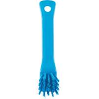 Brosse avec rebord grattoir, Soies Ferme, Longueur de 6", Bleu Waymarc Industries Inc