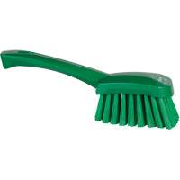 Brosse &agrave; r&eacute;curer avec manche court, Soies Doux, Longueur de 10-1/2", Vert Waymarc Industries Inc