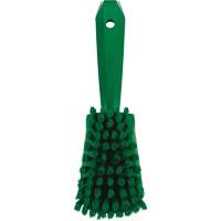 Brosse &agrave; r&eacute;curer avec manche court, Soies Doux, Longueur de 10-1/2", Vert Waymarc Industries Inc