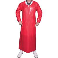 Top Dog 6 Mil. Gown, Large, Red, Polyurethane JP447 | Waymarc Industries Inc