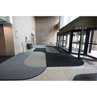 Tapis dentr&eacute;e Supreme Knob, Essuie-pieds/grattoir, 3-1/2' x 6' x 7/16", Charbon Waymarc Industries Inc