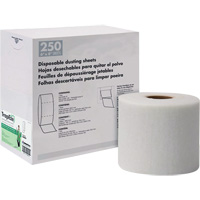 TrapEze&reg; Single Roll Disposable Dusting Sheets, Polyester, White Waymarc Industries Inc