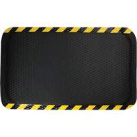 Hog Heaven Mat, Diamond, 3' x 5' x 5/8", Black/Yellow, Nitrile Waymarc Industries Inc