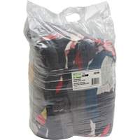 Recycled Material Wiping Rags, Fleece, Mix Colours, 25 lbs. JQ109 | Waymarc Industries Inc