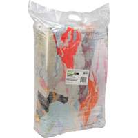 Chiffons fabriqués à partir de matériaux recyclés, Tissu éponge, Mélange de couleurs, 25 lb JQ112 | Waymarc Industries Inc