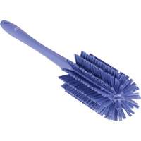 Medium Brush with Handle, Stiff Bristles, 17" Long, Purple JQ189 | Waymarc Industries Inc