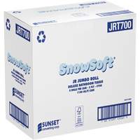 Snowsoft Deluxe Bathroom Tissue, Jumbo Roll, 2 Ply, White Waymarc Industries Inc