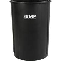 Half-Round Garbage Bin, Polyethylene, 21 US gal. Waymarc Industries Inc