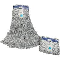Candy-Striped Mop Head, Floor Finishing, Synthetic, Loop Style Waymarc Industries Inc