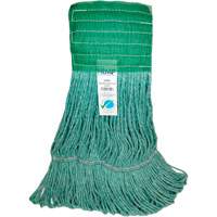 Wide-Band Mop Head, Antimicrobial/Floor Finishing/Specialty, Cotton/Rayon/Synthetic, Loop Style Waymarc Industries Inc