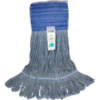 Wide-Band Mop Head, Antimicrobial/Floor Finishing/Specialty, Cotton/Rayon/Synthetic, Loop Style Waymarc Industries Inc