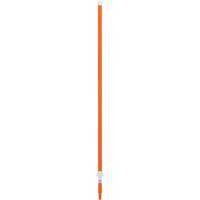 Manche, Balai/Brosse/Vadrouille &agrave; &eacute;pousseter/Support &agrave; tampon/Grattoir/Raclette/Vadrouille humide, Orange, T&eacute;lescopique, 62" - 109-2/5" lo Waymarc Industries Inc