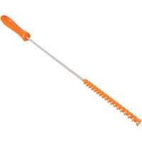 Tube Brush, Stiff Bristles, 19-7/10" Long, Orange Waymarc Industries Inc