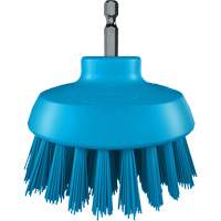 HyDrive Round Drill Brush, Extra Stiff Bristles, 3-1/10" Long, Blue Waymarc Industries Inc