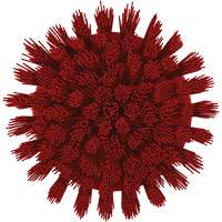 HyDrive Round Drill Brush, Extra Stiff Bristles, 3-1/10" Long, Red Waymarc Industries Inc