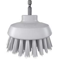 HyDrive Round Drill Brush, Extra Stiff Bristles, 3-1/10" Long, White Waymarc Industries Inc