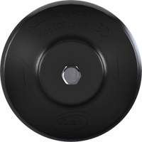 HyDrive Round Drill Brush, Extra Stiff Bristles, 3-1/10" Long, Black Waymarc Industries Inc