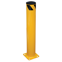 Safety Bollard, Steel, 36" H x 5.5" W, Yellow Waymarc Industries Inc