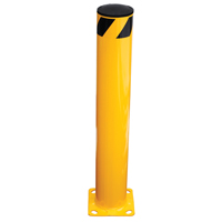 Safety Bollard, Steel, 36" H x 5.5" W, Yellow Waymarc Industries Inc
