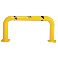High Profile Machinery Guards, 4' W x 2' H, Yellow Waymarc Industries Inc