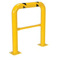 High Profile Machinery Guards, 3' W x 3.5' H, Yellow Waymarc Industries Inc