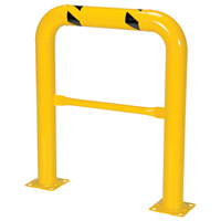 High Profile Machinery Guards, 3' W x 3.5' H, Yellow Waymarc Industries Inc