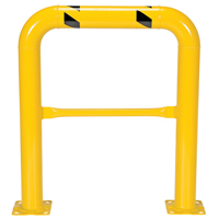 High Profile Machinery Guards, 3' W x 3.5' H, Yellow Waymarc Industries Inc