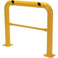 High Profile Machinery Guards, 4' W x 3.5' H, Yellow Waymarc Industries Inc