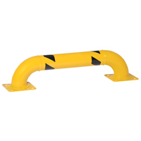 Low Profile Rack Guards, 3' W x 0.75' H, Yellow Waymarc Industries Inc