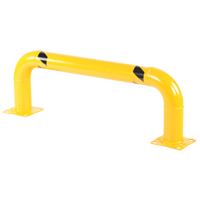 Low Profile Rack Guards, 4' W x 1.4' H, Yellow Waymarc Industries Inc