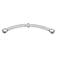 Ceiling Mounted 90° Curved Curtain Partition Track, 3' L KB007 | Waymarc Industries Inc