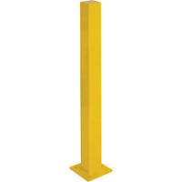 Heavy-Duty Bollards, Steel, 48" H x 4" W, Yellow Waymarc Industries Inc