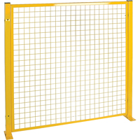 Perimeter Guards, 4.125' H x 2" W, Yellow KD129 | Waymarc Industries Inc