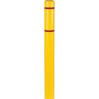 Polyethylene Bollard Covers, 4-1/2" Dia. x 64" L, Yellow Waymarc Industries Inc