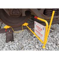Single Rail Chock With Flag Rail Combo KH984 | Waymarc Industries Inc