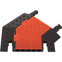Protecteur de c&acirc;ble pour usage g&eacute;n&eacute;ral &agrave; 5 canaux Guard Dog, virage &agrave; droite Waymarc Industries Inc
